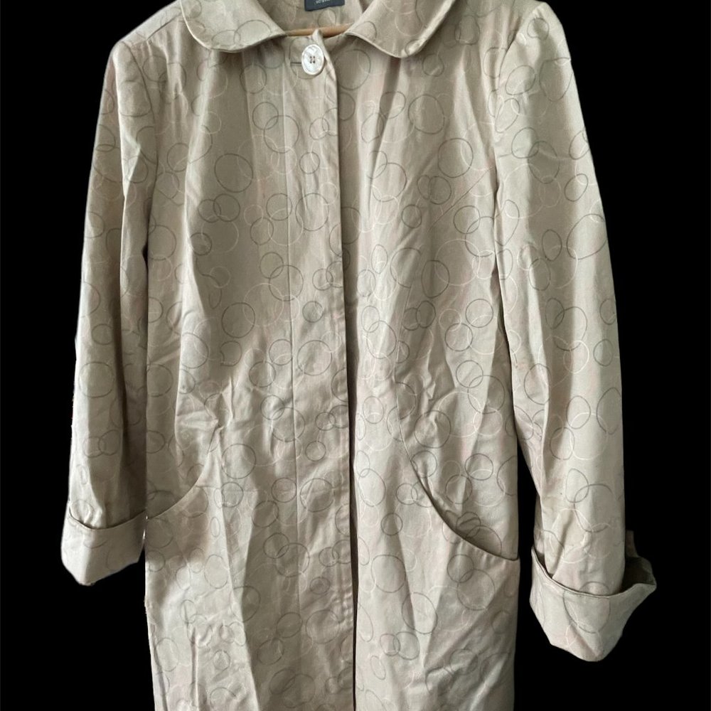Hillard and Hanson Retro Style Cotton Raincoat Size Medium/Large Price Drop